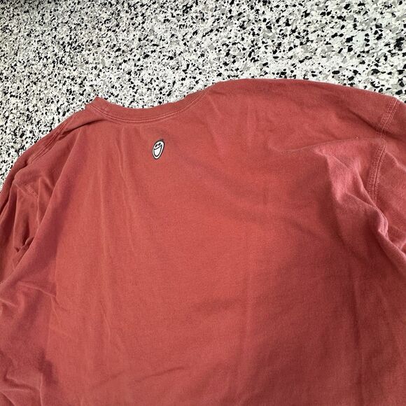 Life Is Good Crusher Shirt Mens Large Long Sleeve Coral Orange Graphic Print - Picture 8 of 8